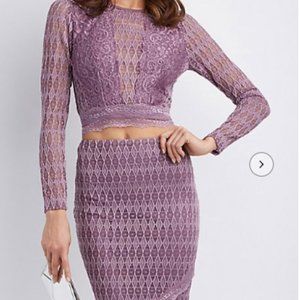 Two Piece - Purple Quilt Dress - Brand New